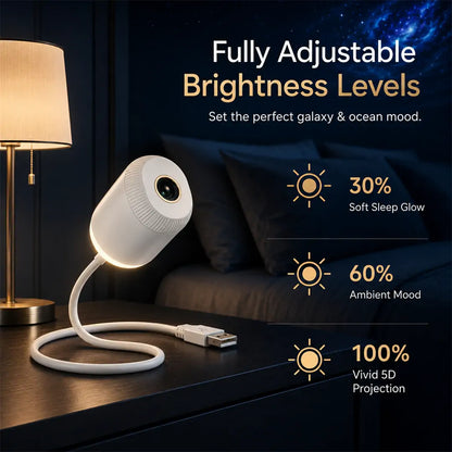 💥PKNEW® NEXT-GEN SMART PROJECTION HD Smart Dynamic 5D Holographic Night Light Projector💎