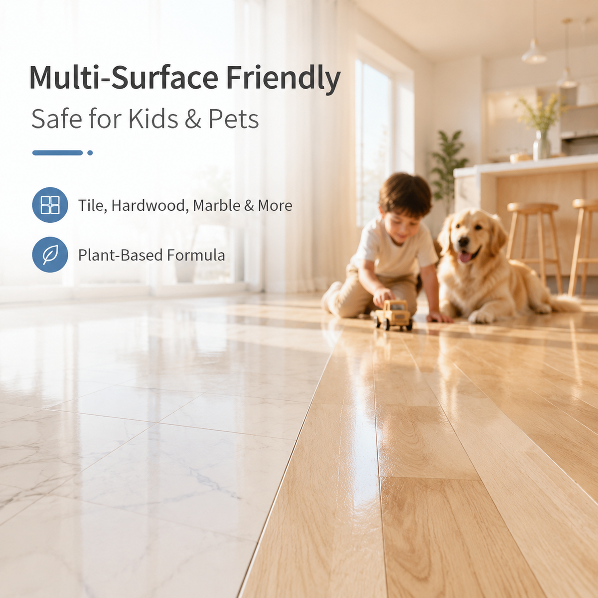 PKNEW® 🔥Floor Cleaning Tablets Multi-Surface Cleaner for Hardwood Laminate Tile & RV Walls Antibacterial Deodorization Maintenance